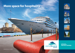 More space for hospitality