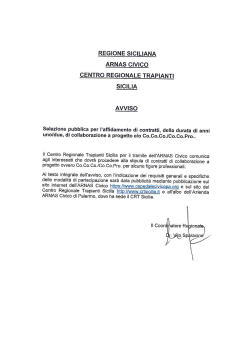 regione siciliana arnas civico centro regionale trapianti m