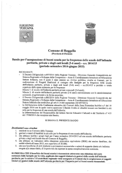 BANDO E MODULISTICA (File pdf - 262KB)