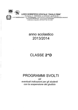 2DLS - Liceo Frisi
