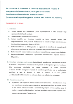 documento linee guida - Societ&agrave; italiana di fertilit&agrave; e sterilit&agrave; e