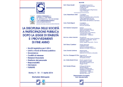 la disciplina delle società a partecipazione pubblica dopo la legge