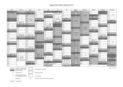 Haigerlocher Aikido-Kalender 2014 - Ki