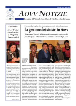 AOVV Notizie n. 14 - aprile 2014
