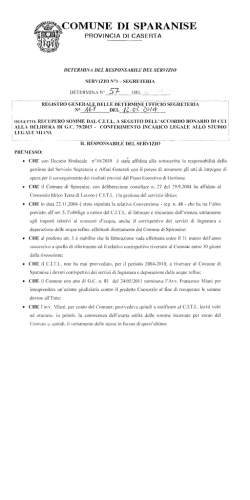 Documento - Comune di Sparanise