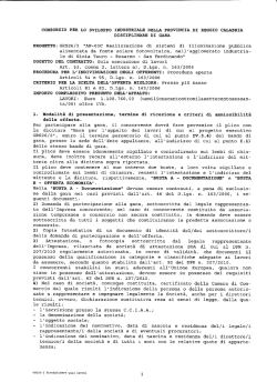 disciplinare - Regione Calabria