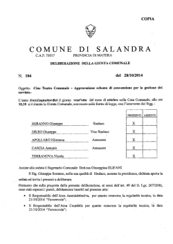 Delibera di G C n 104 -2014