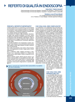 REFERTO DI QUALIT&Agrave; IN ENDOSCOPIA