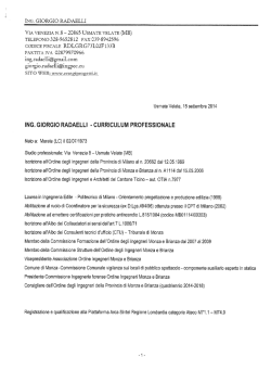 CV - Comune di Casatenovo