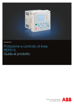 Protezione e controllo di linea REF615 Guida al prodotto