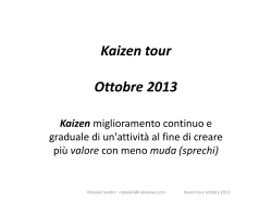 Kaizen tour (S Rabaioli)