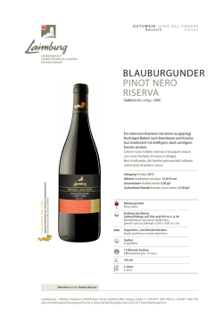 Download Scheda tecnica - Landesweingut Kellerei Laimburg