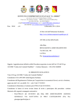 ISTITUTO COMPRENSIVO STATALE &ldquo;G. ODDO&rdquo;