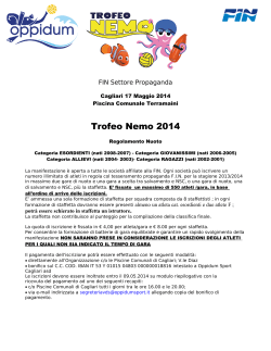 Trofeo Nemo 2014 - Rari Nantes Oristano