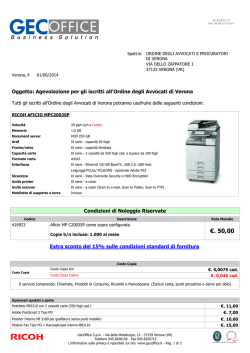 €. 50,00 - Ordine degli Avvocati di Verona