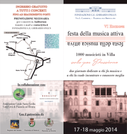 Festa della Musica Attiva