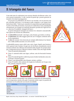 Il triangolo del fuoco - Zanichelli online per la scuola