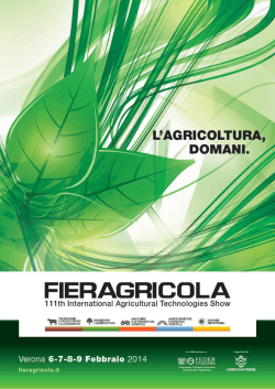 Cartella stampa Fieragricola - Conferenza di presentazione