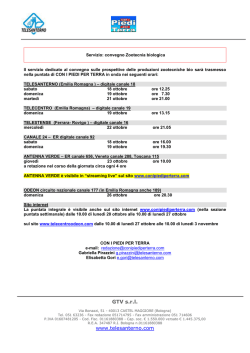 GTV s.r.l. www.telesanterno.com