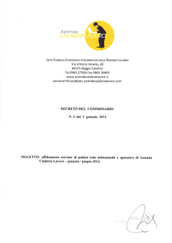 Decreto 3 2014.PDF - Azienda Calabria Lavoro