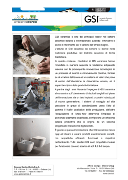 GSI ceramica &egrave; uno dei principali leader nel
