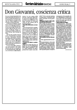 Don Giovanni, coscienza critica