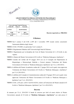 M264 - Università di Palermo
