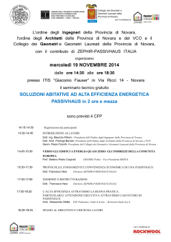 modulo di iscrizione - Ordine Architetti Novara e VCO