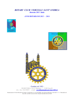 n. 202 - Rotary Club Vercelli S. Andrea