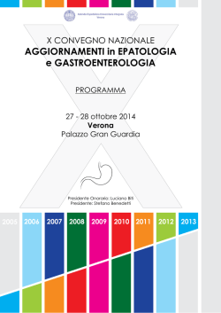 AGGIORNAMENTI in EPATOLOGIA e