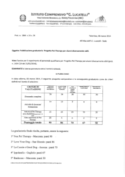 Graduatoria - Lucatelli