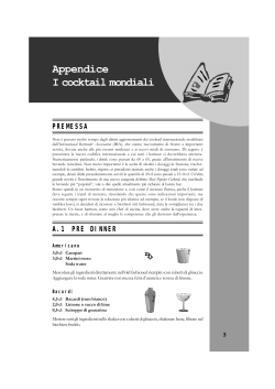 Appendice I cocktail mondiali