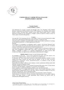 Nuoro - Unione delle Camere Penali Italiane