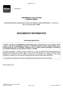 DOCUMENTO INFORMATIVO
