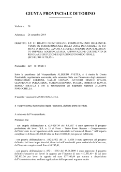 629-30105/2014 - Provincia di Torino