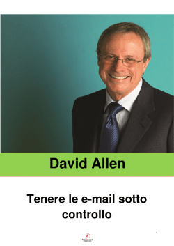 David Allen - Performance Strategies