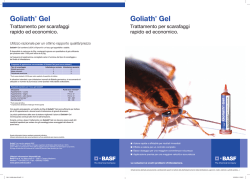 Goliath&reg; Gel Goliath&reg; Gel - BASF Pest Control Solutions Italia