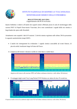 istituto nazionale di geofisica e vulcanologia monitoraggio sismico
