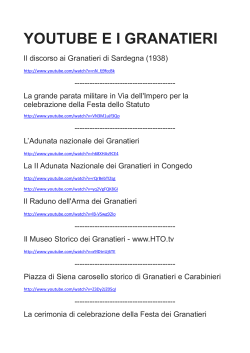 04.08.2014 - Associazione Nazionale Granatieri di Sardegna