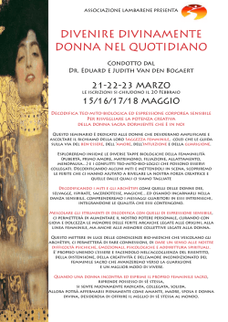DIVENIRE DIVINAMENTE DONNA NEL QUOTIDIANO