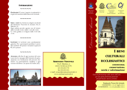 I beni culturali ecclesiastici - Fondazione Citt&agrave; del Fanciullo