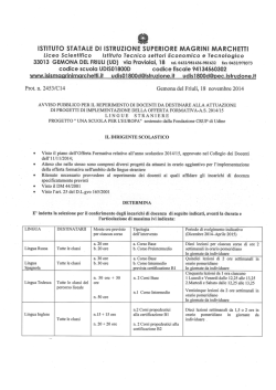 istituto statale di istruzione superiore magrini marchetti