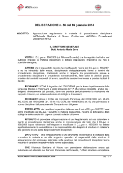 Deliberazione n. 56 del 16 gennaio 2014 [file]