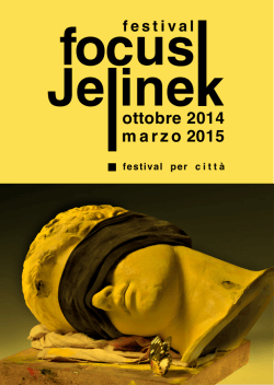 Jelinek - Fondazione Teatro Due