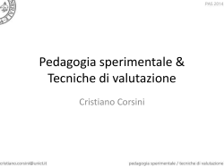 Diapositiva 1 - Cristiano Corsini