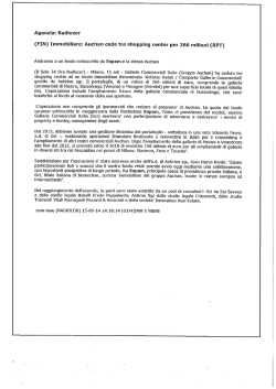 Agenzia: Radiocor