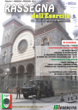rivista - Esercito Italiano