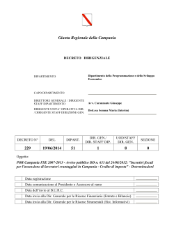 Decreto dirigenziale n. 229/2014