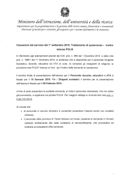 gVLinistero feffistruzione, [e[f universit&agrave; e letta ricerca