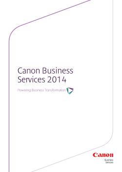 Canon Business Services 2014